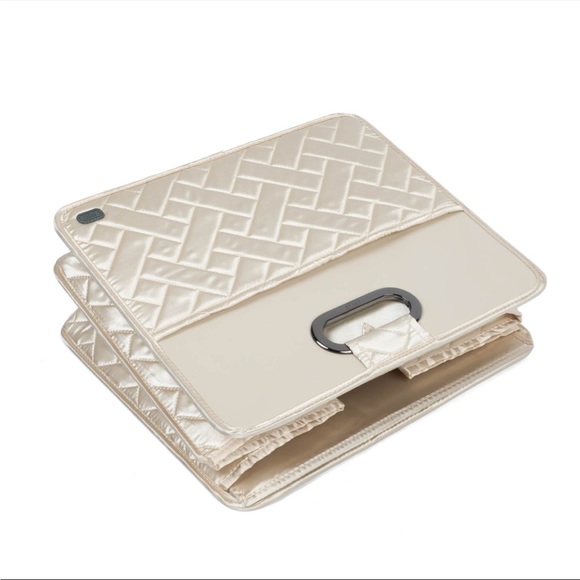 NWT Lug Collapsible Multi-Purpose Organizer in Metallic Champagne 🥂 - Picture 8 of 9